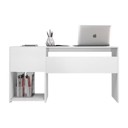 Imagem de Escrivaninha Mesa Escritório 2 Gavetas Office