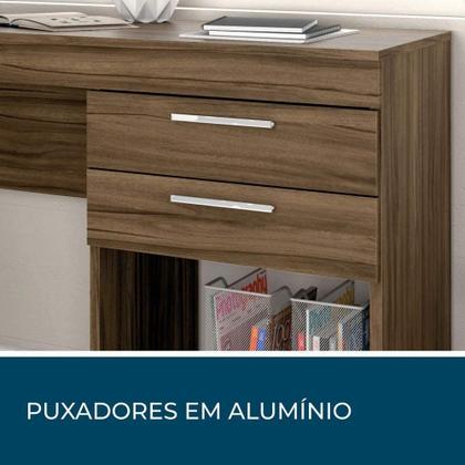Imagem de Escrivaninha Mesa Escritório 2 Gavetas Office