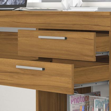 Imagem de Escrivaninha Mesa Escritório 2 Gavetas Office