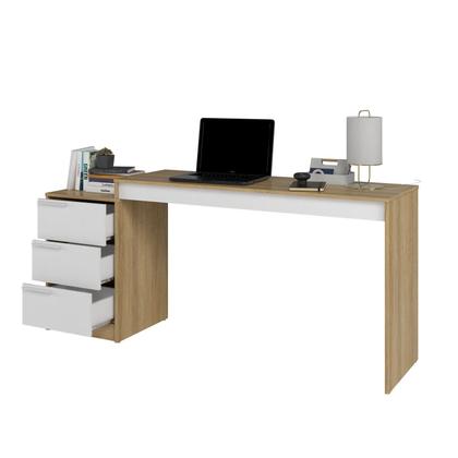 Imagem de Escrivaninha Mesa Escritório 3 Gavetas em Mdp