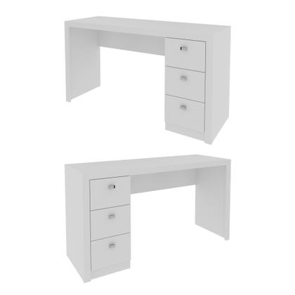 Imagem de Escrivaninha Mesa Escritório 3 Gavetas Me4102