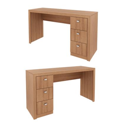 Imagem de Escrivaninha Mesa Escritório 3 Gavetas Me4102