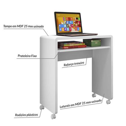 Imagem de Escrivaninha Mesa Escritório 68cm Smile