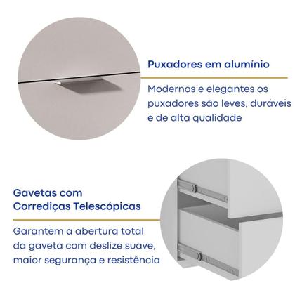 Imagem de Escrivaninha Mesa Escritório 9 Gavetas 8502