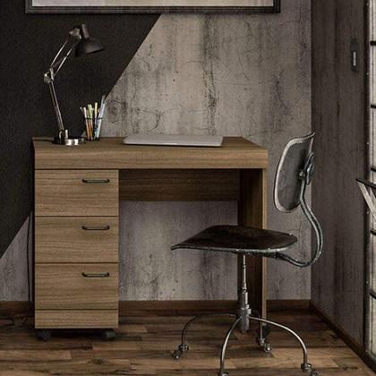 Imagem de Escrivaninha Mesa Escritório 90cm 3 Gavetas Osaka