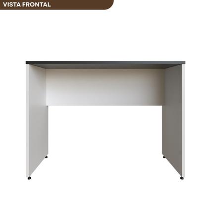 Imagem de Escrivaninha Mesa Escritório 90CMX60CM 90cm Branca e Preto