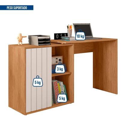 Imagem de Escrivaninha Mesa Escritório com 1 Porta Start