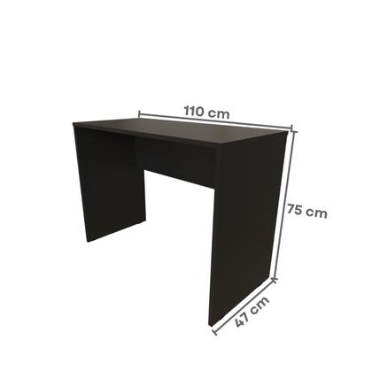 Imagem de Escrivaninha Mesa Escritório com Armário Baixo e Aéreo com Chave 200cm Modular Kitcubos