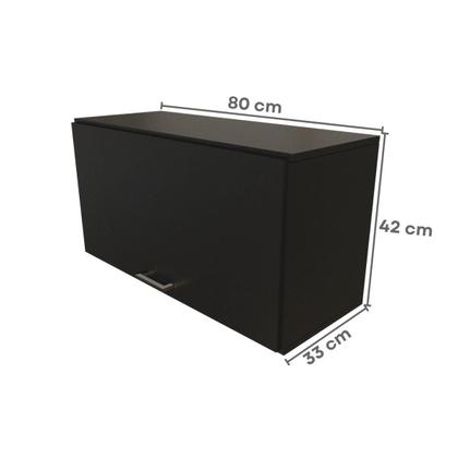 Imagem de Escrivaninha Mesa Escritório com Armários 180cm e Prateleira