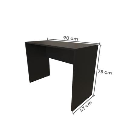 Imagem de Escrivaninha Mesa Escritório com Armários 180cm e Prateleira