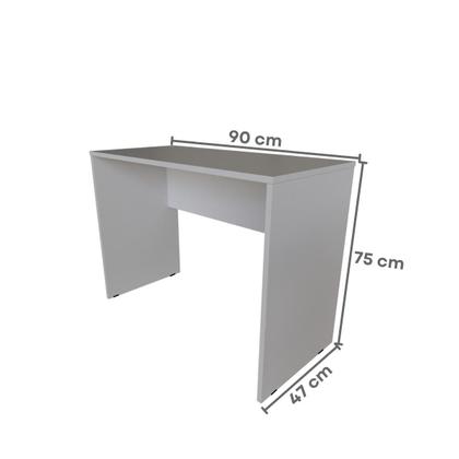 Imagem de Escrivaninha Mesa Escritório com Armários 180cm e Prateleira