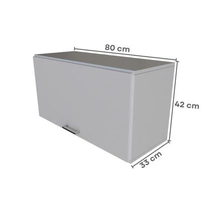 Imagem de Escrivaninha Mesa Escritório com Armários 180cm e Prateleira