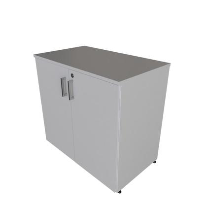 Imagem de Escrivaninha Mesa Escritório com Armários 180cm e Prateleira