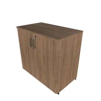 Imagem de Escrivaninha Mesa Escritório com Armários 180cm e Prateleira