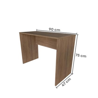 Imagem de Escrivaninha Mesa Escritório com Armários 180cm e Prateleira