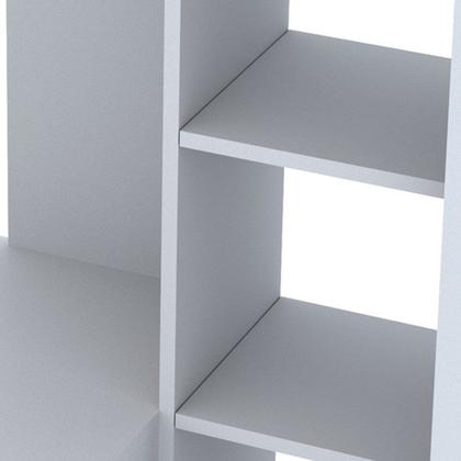 Imagem de Escrivaninha Mesa Escritório com Estante 2 Portas 1 Gaveta Me4143