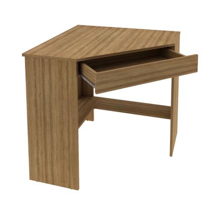 Imagem de Escrivaninha Mesa Escritório de Canto com 1 Gaveta ME4169 Espresso Móveis