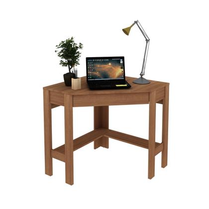 Imagem de Escrivaninha Mesa Escritório de Canto com 1 Gaveta ME4172 Espresso Móveis