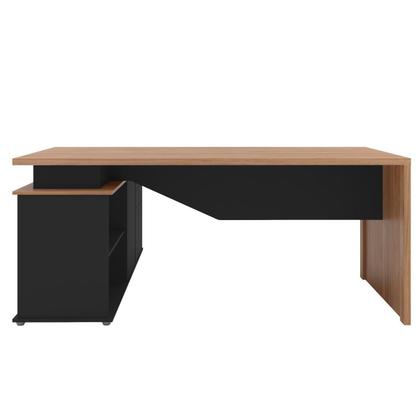 Imagem de Escrivaninha Mesa Escritório Diretor em L 3 Gavetas 1 Porta Spring Yescasa