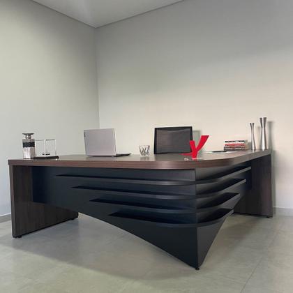 Imagem de Escrivaninha Mesa Escritório Diretor em L Tamburato e Elegante