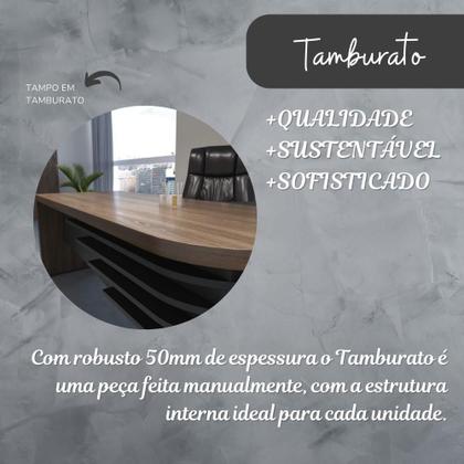 Imagem de Escrivaninha Mesa Escritório Diretor em L Tamburato e Elegante