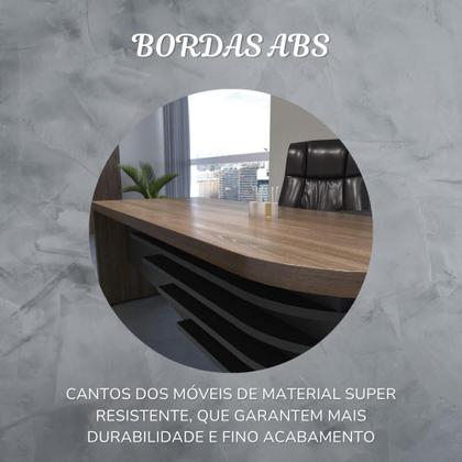 Imagem de Escrivaninha Mesa Escritório Diretor em L Tamburato e Elegante