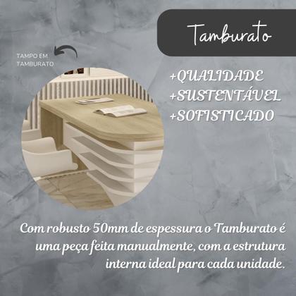 Imagem de Escrivaninha Mesa Escritório Diretor em L Tamburato e Elegante