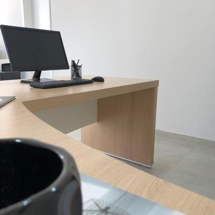 Imagem de Escrivaninha Mesa Escritório Diretor em L Tamburato e Elegante