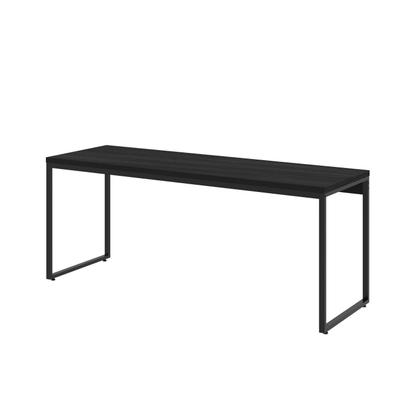 Imagem de Escrivaninha Mesa Escritório Diretor Estilo Dynamica 60cm Industrial Yescasa Preto Onix