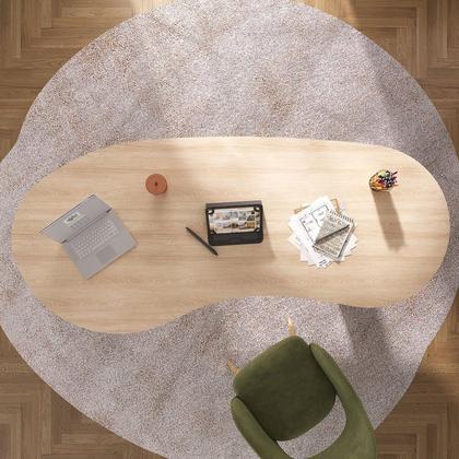 Imagem de Escrivaninha Mesa Escritório Diretor Organic com 2 Gavetas