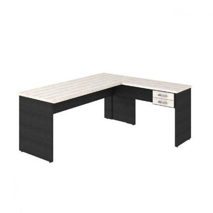 Imagem de Escrivaninha Mesa Escritório em L 1,80x1,60M com 2 Gavetas Work30