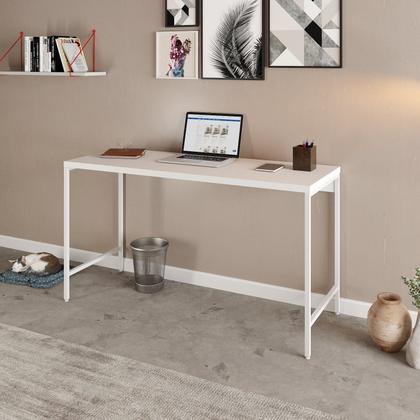 Imagem de Escrivaninha Mesa Escritório Estilo Active 135cm Industrial Yescasa Branco