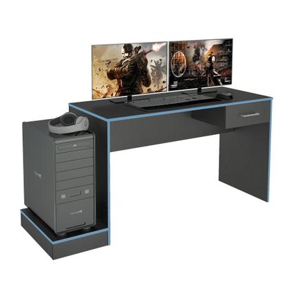 Imagem de Escrivaninha Mesa Escritório Gamer 1 Gaveta Com Suporte para Gabinete, Mesa para Computador