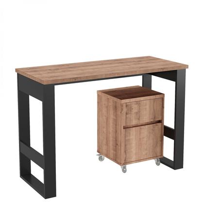 Imagem de Escrivaninha Mesa Escritório Industrial com Gaveteiro Baixo