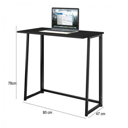 Imagem de Escrivaninha Mesa Escritório Industrial Dobrável Fit Yescasa