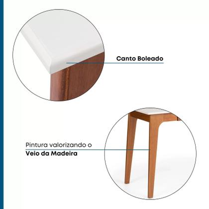 Imagem de Escrivaninha Mesa Escritório Madeira Maciça 1 Gaveta Club