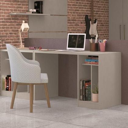 Imagem de Escrivaninha Mesa Escritório Reta Office Elegance