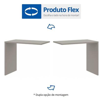 Imagem de Escrivaninha Mesa Escritório Reta Office Elegance