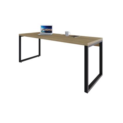Imagem de Escrivaninha Mesa Escritório Yon Presidente 190x70x75 190cm Industrial Vermont Marrom