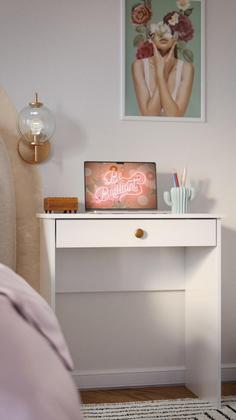 Imagem de Escrivaninha / Mesa Notebook Multiuso Sala Quarto 1 Gaveta