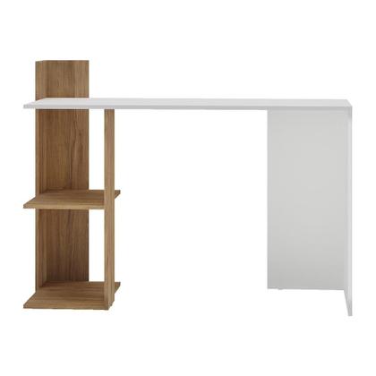 Imagem de Escrivaninha Mesa para Computador Dubai Multimóveis Branca/Rustic