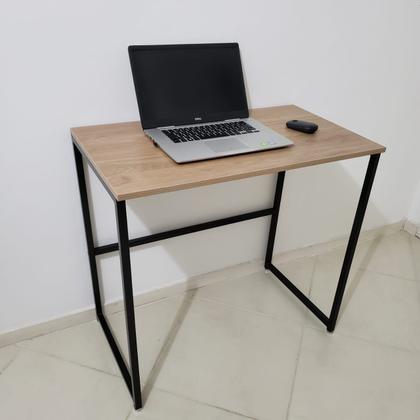 Imagem de Escrivaninha Mesa para Computador Escritório Home Office Estudos Estilo Industrial Moderno