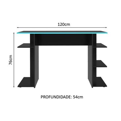 Imagem de Escrivaninha Mesa para Computador Gamer 9424 Madesa