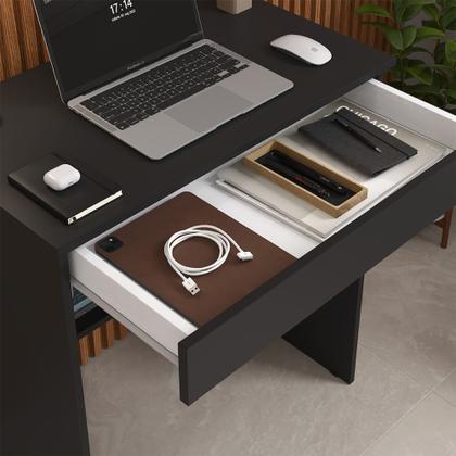 Imagem de Escrivaninha Mesa para Computador/Notebook com Gaveta Vitória Ideal para Home Office