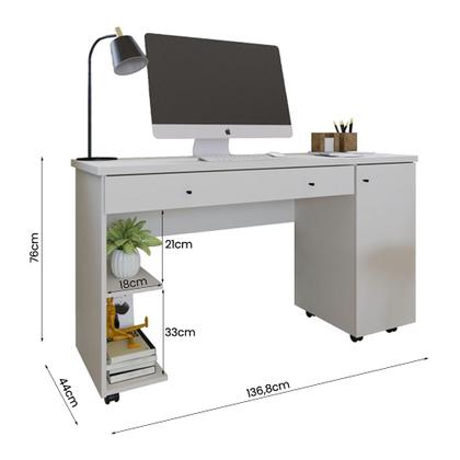 Imagem de Escrivaninha Mesa Para Computador Quarto Escritorio Ariel