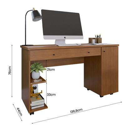 Imagem de Escrivaninha Mesa Para Computador Quarto Escritorio Ariel