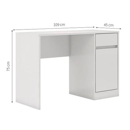 Imagem de Escrivaninha Morada 1 PT 1 GV Branca