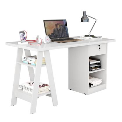 Imagem de Escrivaninha Multifuncional C/Prat e Gav Bali - Branco