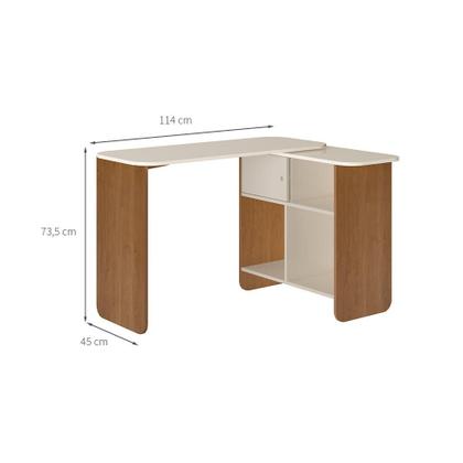 Imagem de Escrivaninha Nomad 1 PT Cinamomo e Off White