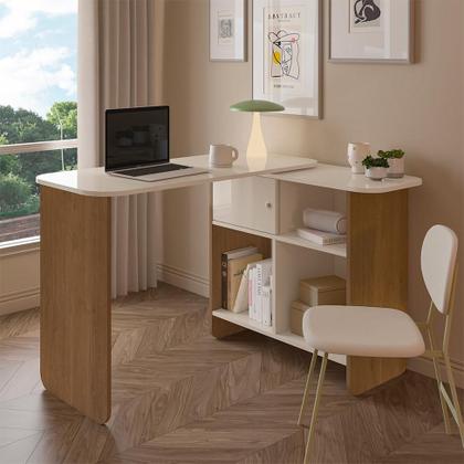 Imagem de Escrivaninha Nomad 1 PT Cinamomo e Off White